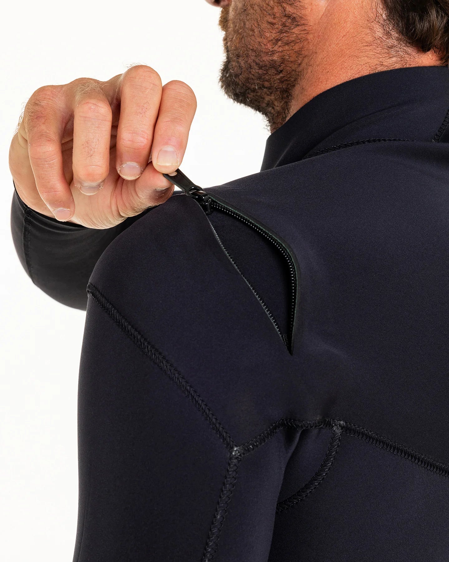Traje Yulex Caucho 4/3 mm  Negro (Unisex)