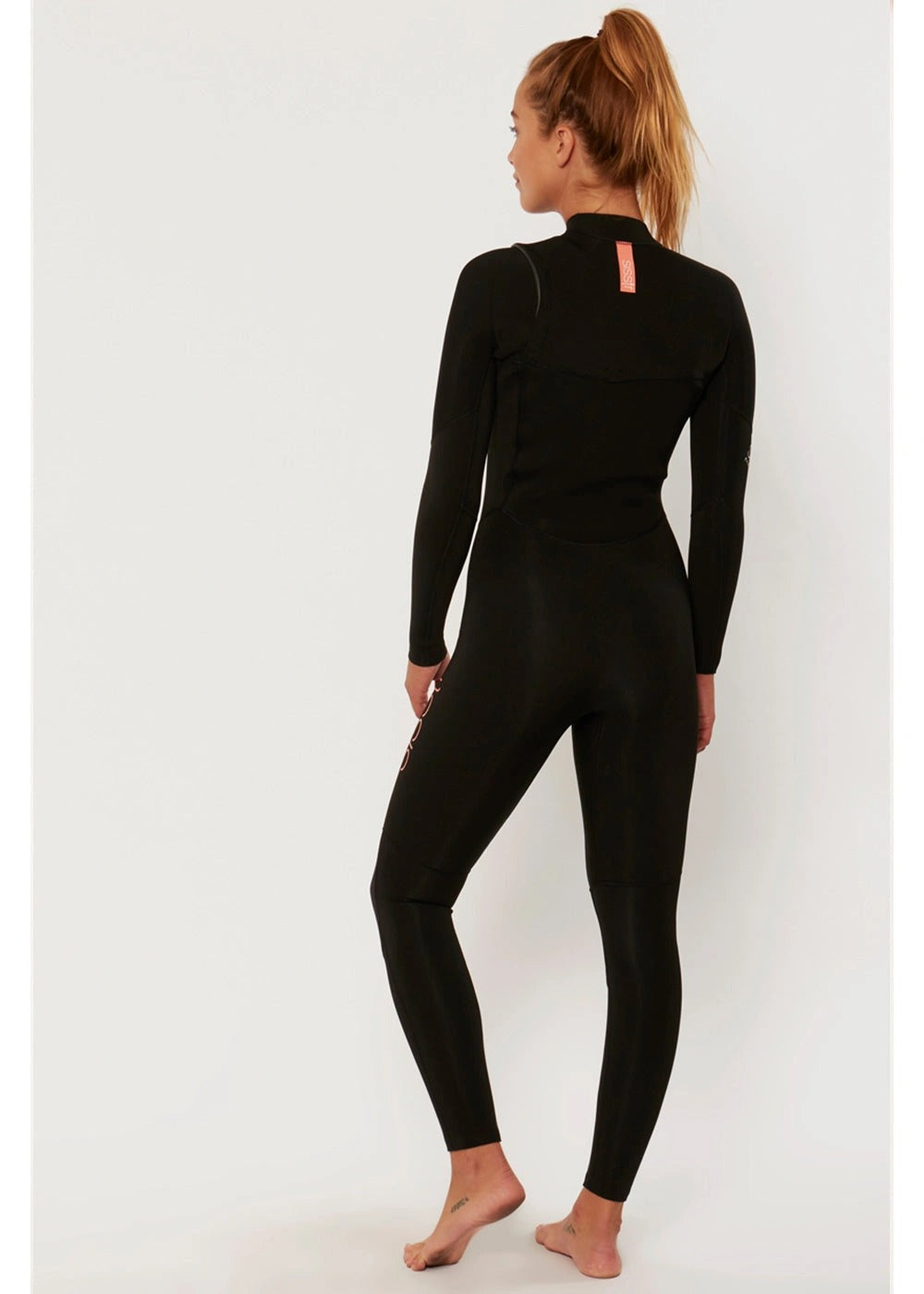 Seven Seas 4-3 Chest zip full wetsuit Black