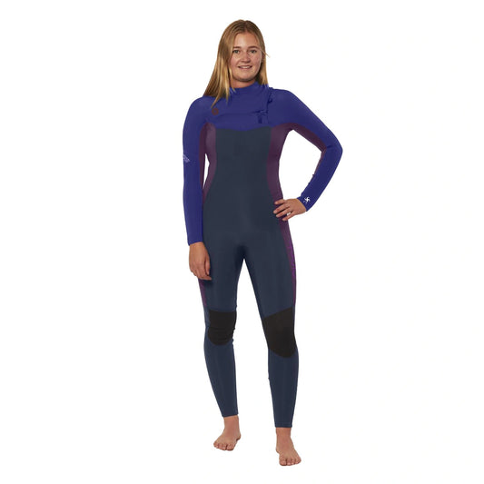 Seven Seas 4-3 Chest zip full wetsuit Blue Moon